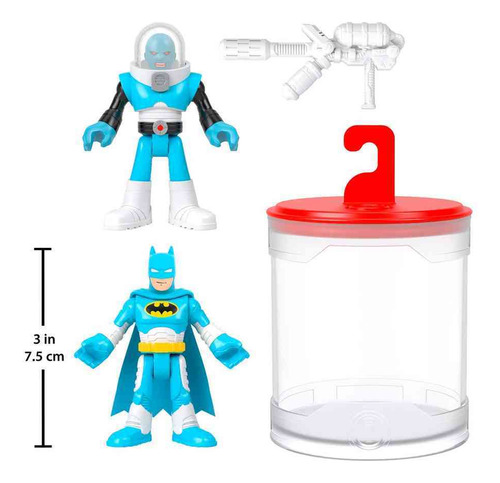 Imaginext Dc Super Friends Batman Y Villano Color Changers