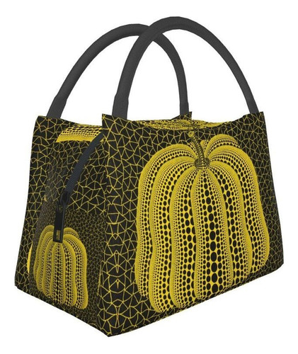 Loncheras Aislantes Yayoi Kusama Pumkin Para Mujer, Reutiliz