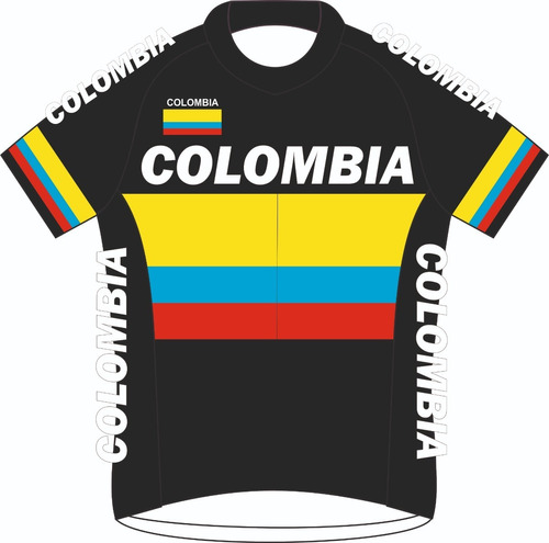 Camiseta De Ciclismo De Colombia, Saldo De Exportacion Nueva