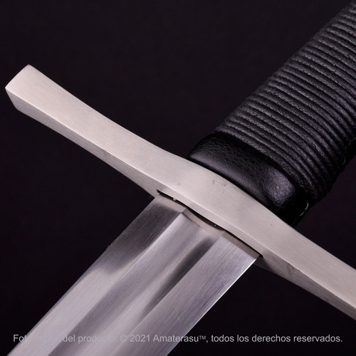 Imagen 9 de 10 de Espada Cruzada Templaria Medieval Forjada Acero5160 Templada