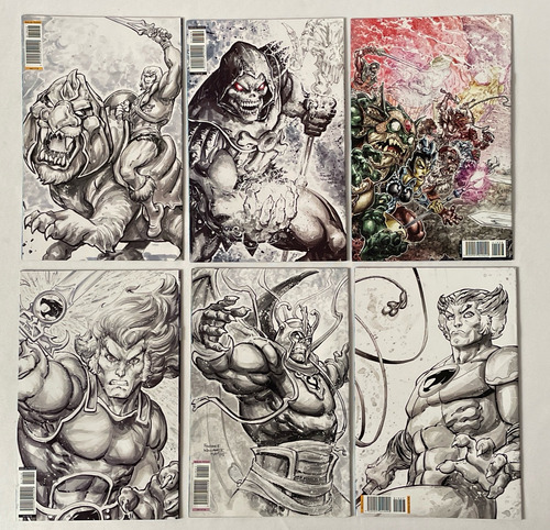 Set 6 Comics Thundercats Vs He-man Y Los Amos Del Universo (Usado)