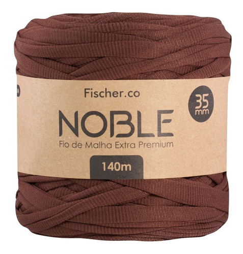 Fio De Malha Grosso 35mm Noble Extra Premium Fischer Cor Marrom