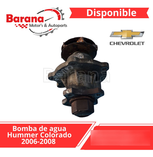 Bomba De Agua Hummer Colorado 2006-2008