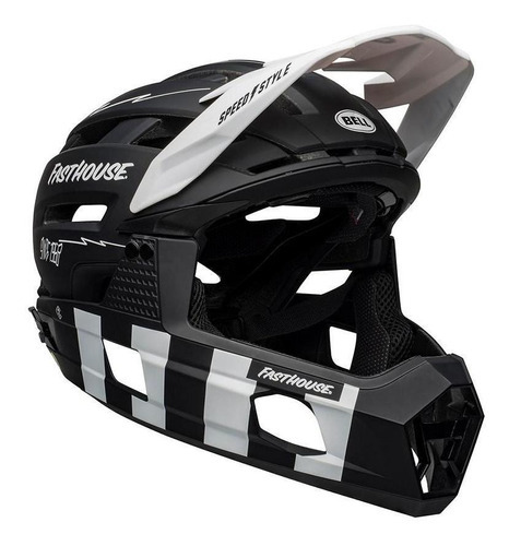 Casco de ciclismo Bell Super Air Spherical Fasthouse, color negro, tamaño 55-59 cm