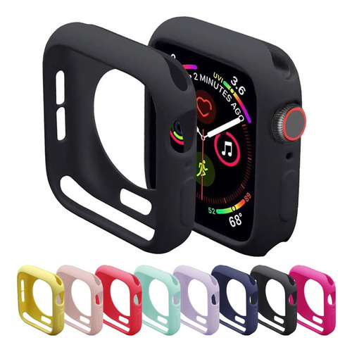 Case Protector Para Apple Watch 38mm Funda De Silicone