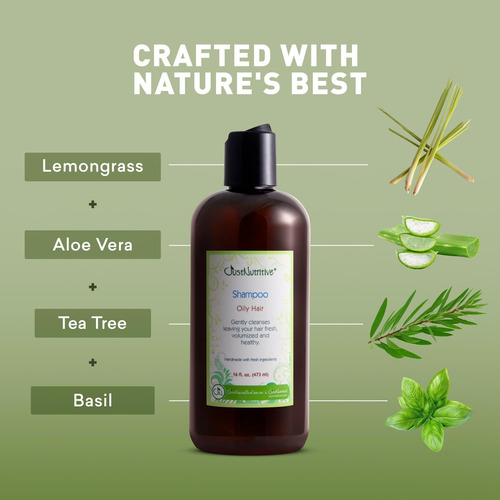 Shampoo Just Nutritivo Para Cabelos Oleosos | Controlar ResĂ