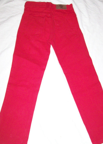 Aurojul- Pantalon Unisextipo Jean Red & Blue-chupin-nvo-t.8