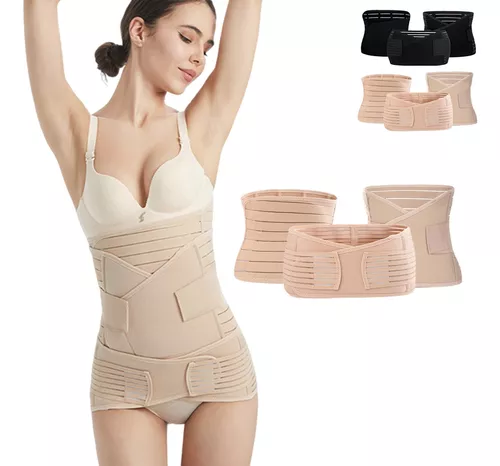 Faja corta con refuerzo abdominal F00463 de Fajas M&D® –