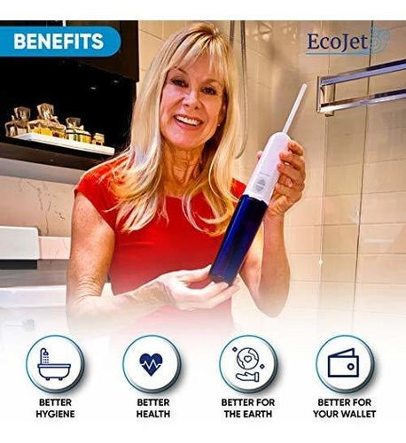 Sistema De Ducha Ecojet Bidé Portátil - Baño De Salud Ana