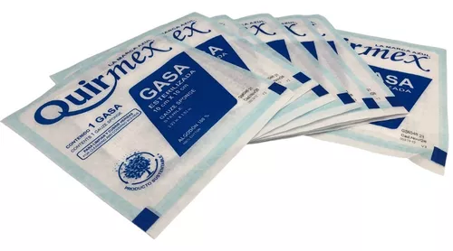 Gasas Esteriles Quirmex Absorbentes Álgodon 10x10cm 2 Cajas - $ 339