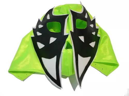 Máscara mexicana de luta livre feminina Lucha Libre - verde