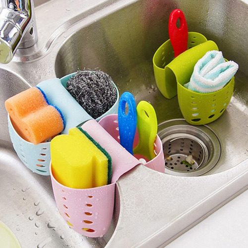 Esponja De Cocina Soporte Caddy Fregadero Organizador