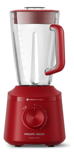 Liquidificador Série 3000 Turbo 1000w Philips Walita Hr2270 Cor Vermelho 220V