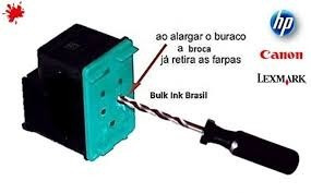 Broca Original Para Estalaçao De Bulk Ink