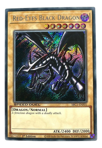 Yugioh Red Eyes Black Dragon Sbc1