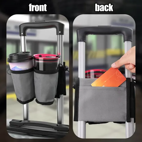 0324- Suporte Porta Copos Duplo Para Mala De Viagem / | MercadoLivre