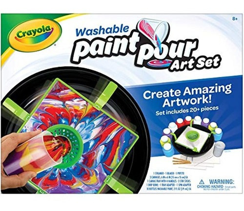 Crayola - Juego De Pintura Lavable 20 Piezas Regalo Para A