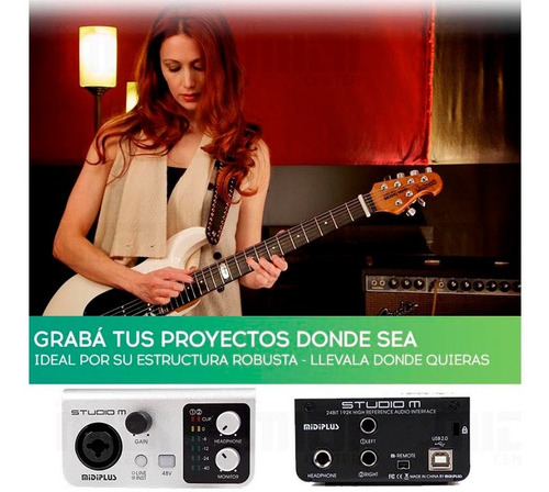 Interfaz de audio Midiplus Studio M