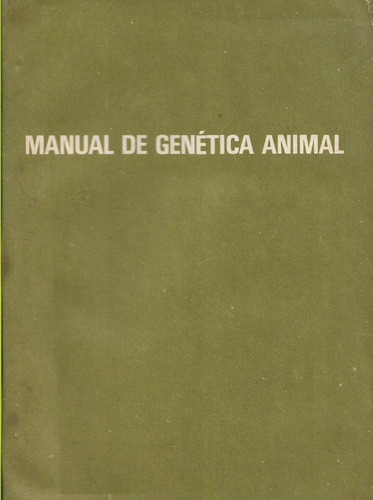 Manual De Genetica Animal