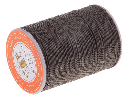 85 Metros De Material Cuero De Coser Encerado De Gris Oscuro
