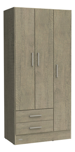 Ropero Placard 3 Puertas Express Interior Pintado Mate Color Grei