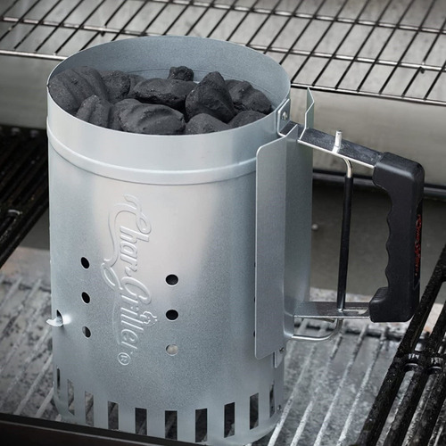 Iniciador Carbón Grande Acero Prende Carbon Facilmente