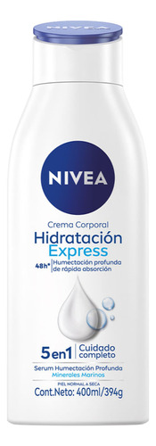 Crema Corporal Nivea Aloe Vera X 400 Ml