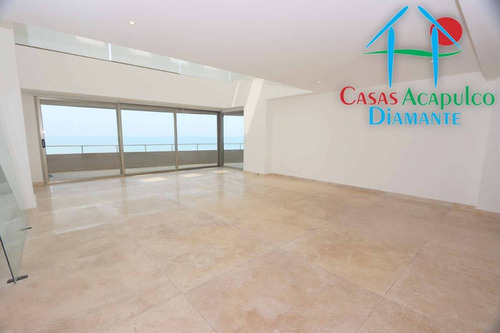 Imagen 2 de 29 de Cad Vidamar Ii A Ph 1. Sala A Doble Altura Con Terraza Y Vista Al Mar