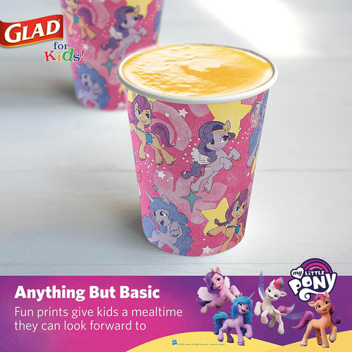 Glad Vasos De Papel My Little Pony Para Niños, My Little Pon