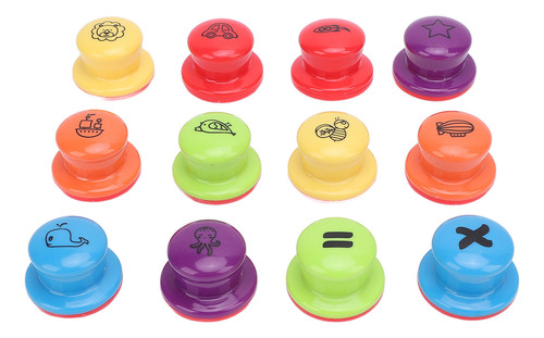 Juego De Sellos De Arcilla Diy Para Niños, Juguete Ligero Y