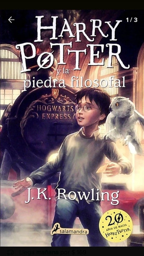 Harry Potter 1 Y La Piedra Filosofal J K Rowling (enviamos)