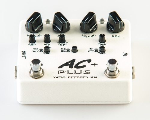 Pedal De Efecto Xotic Ac Plus Overdrive Boost Para Guitarra