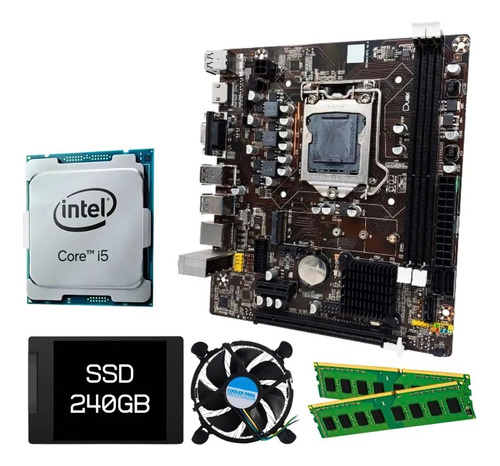 Kit Upgrade I5 3470 + Placa H61 + 16gb Ddr3 + Ssd 240gb