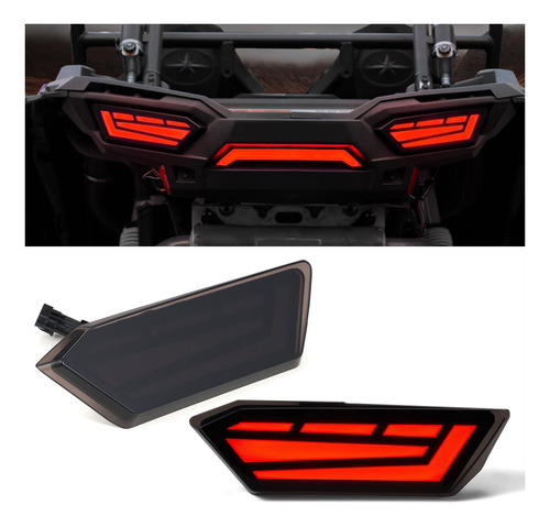 Luces Traseras Led Ahumadas De Aupower Para Polaris Rzr S Xp