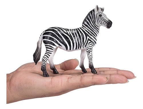 Mojo Zebra Mare - Figura Decorativa De Juguete Pintada A Man
