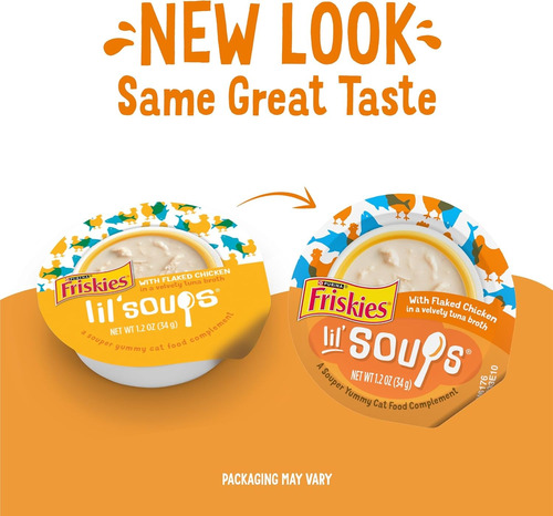 Purina Alimento Húmedo Para Gatos Lil'soups 8 Envases De 34g