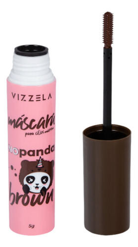 Rímel Máscara Cílios No Panda Vizzela Marrom Brown
