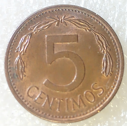 Moneda De Colección Antigua 5 Centimos De 1977