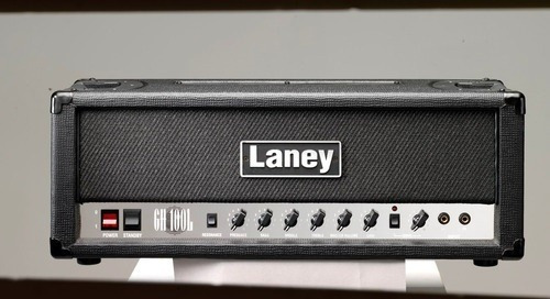 Cabezal Valvular Gh100 Y Caja Laney  + Irt-412 Para Guitarra