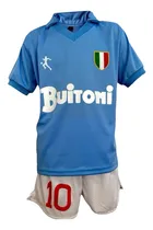 Comprar Camiseta Y Short Napoli 1986 Titular Niños Retro.