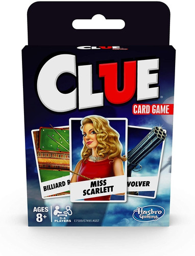Clue - Juego De Cartas Español - Hasbro / Diverti