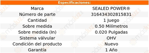 Kit Bujes Árbol Levas 0.020 B200 L6 3.7l 75/79 Sealed Power