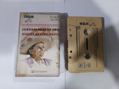 Cassette Miguel Aceves Mejía 15 Huapangos Formato Cassette