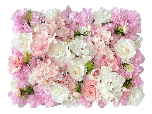 Panel De Pared De Flores Artificiales, Telón De Estilo C