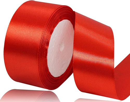 Moños Satinado Liston Navideño Colores 4cm 5 Rollos 115 M