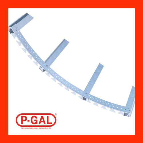 Perfil Cantonera Metalica Flexible X 2,60mts Durlock P-gal