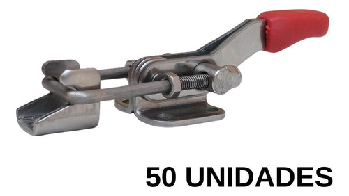Grampo Tensor De Aperto Rápido Ga 100 Dobrado Inox 50 Und