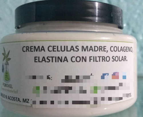 Crema Células Madre, Elastina, Miel Fps 30