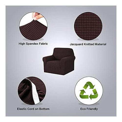 Funda Elástica Para Sofá, De 1 Pieza, Tamaño De Un Asiento
