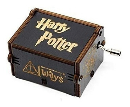 Imagen 3 de 3 de Harry Potter - Hogwarts - Caja Musical - Madera